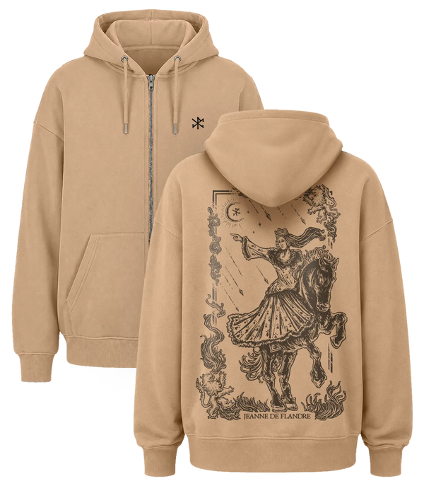 Jeanne de flandre | Veste zippée