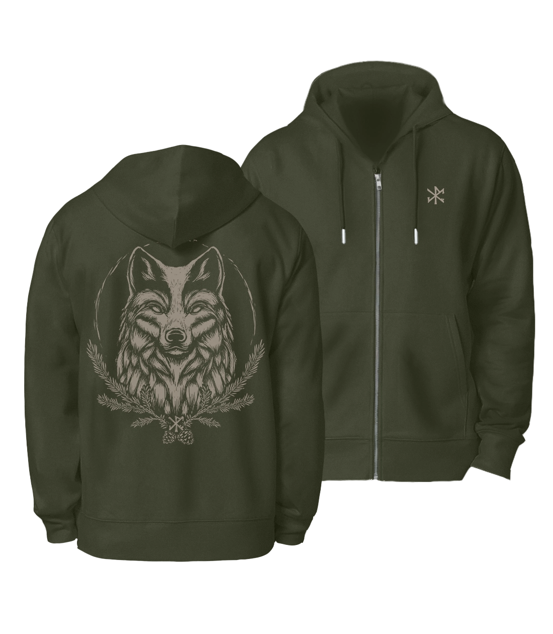 L'esprit du loup | Veste zippée