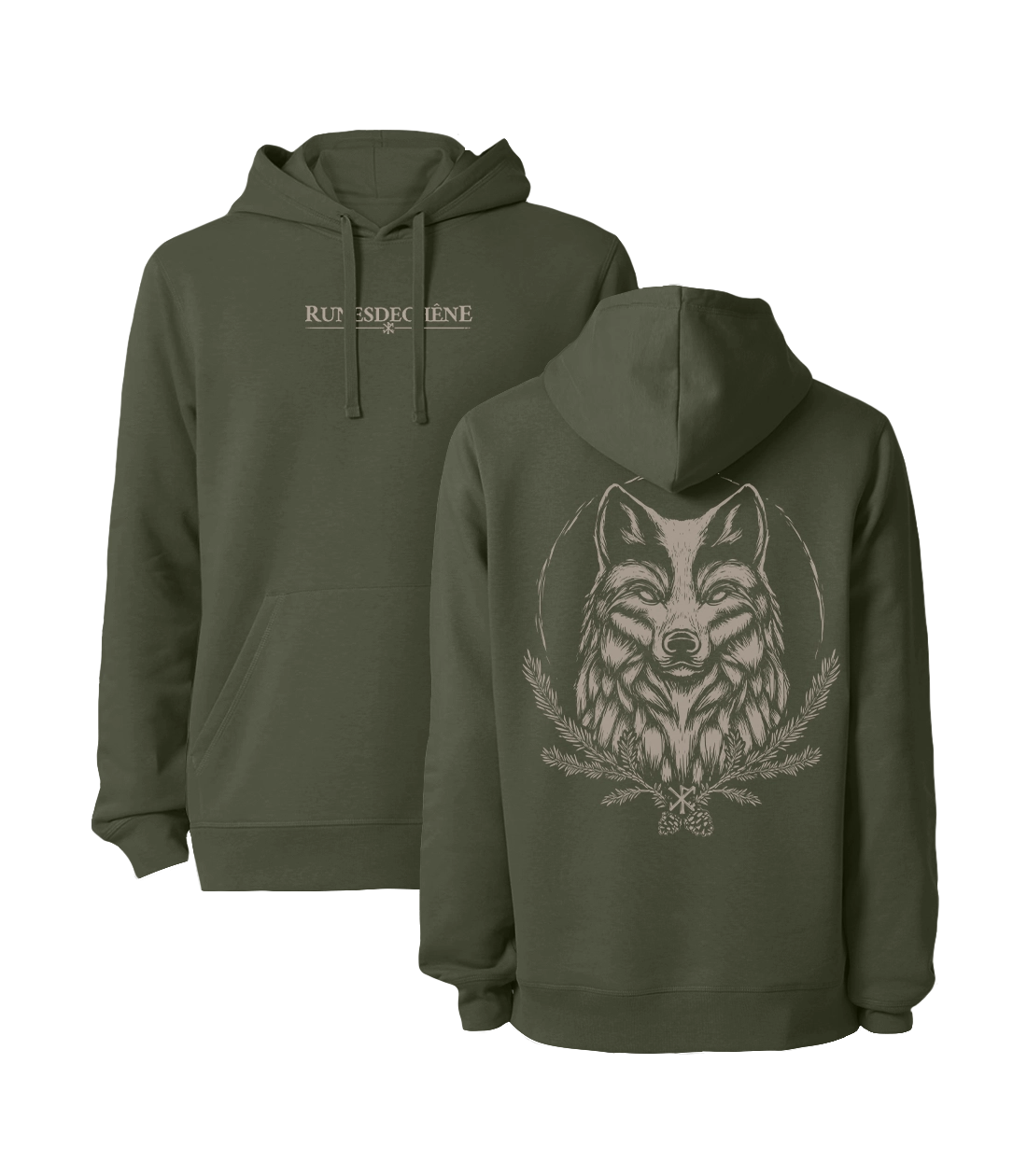 L'esprit du loup | Sweatshirt à capuche