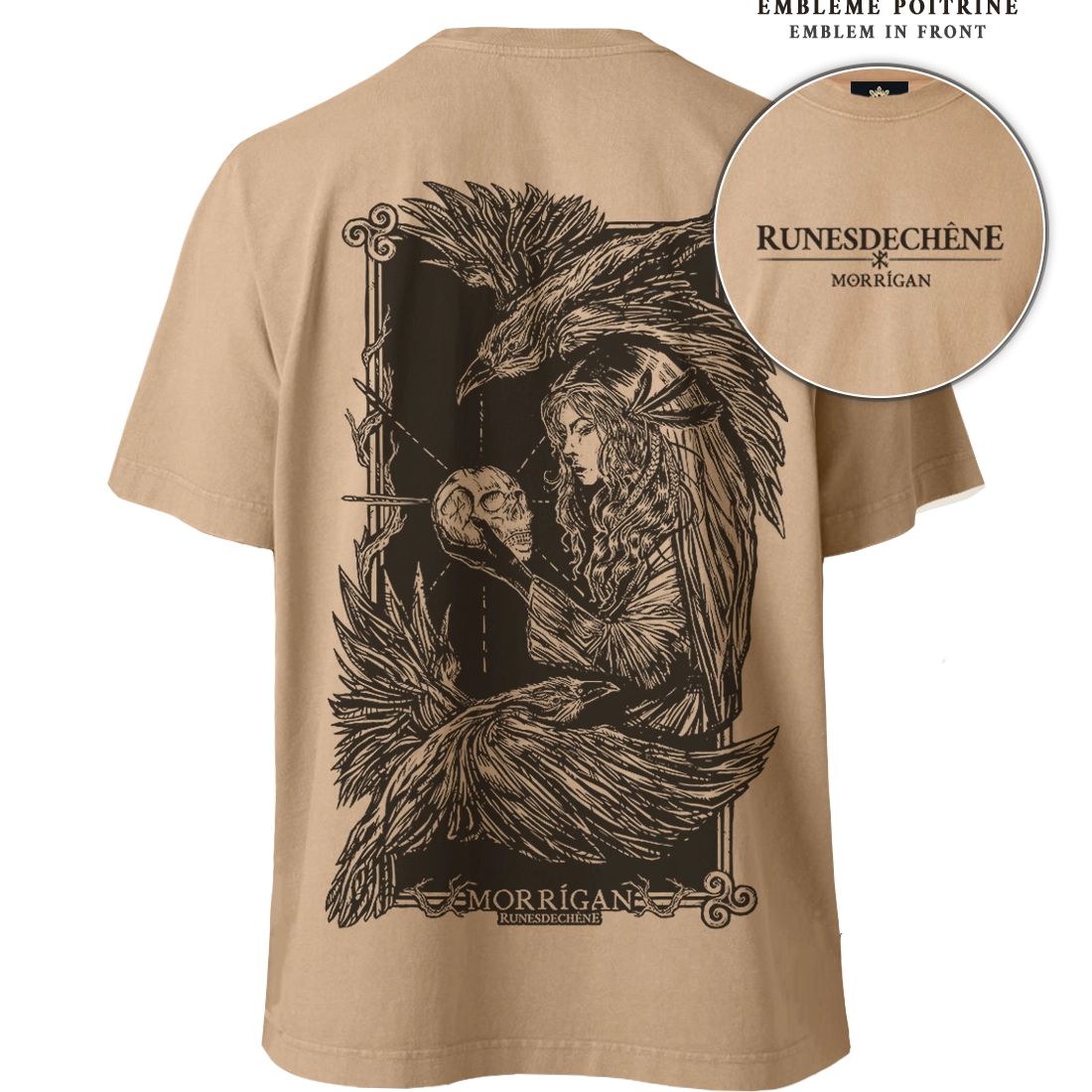 Morrigan | T-shirt oversized Recto-Verso