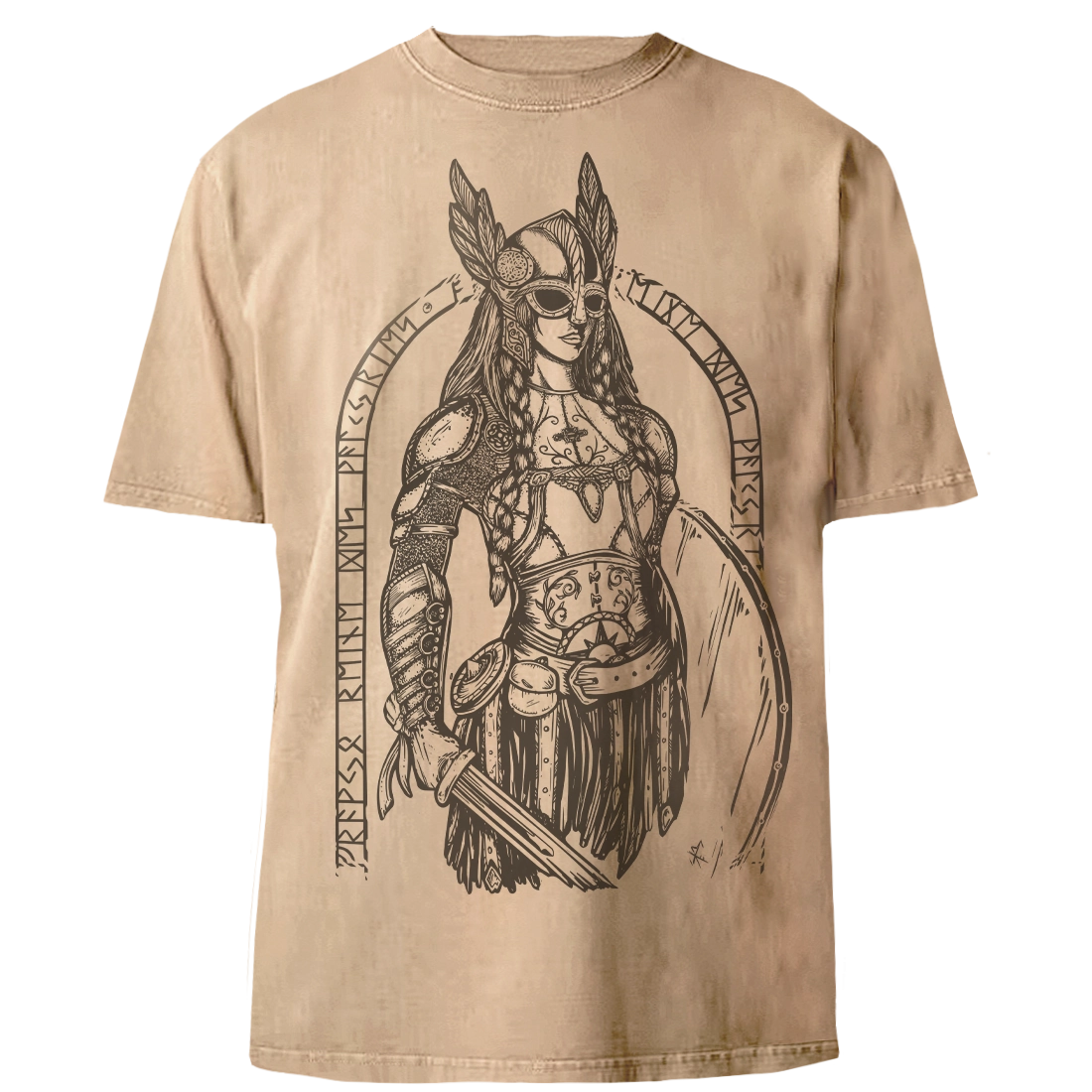 Valkyrie | Lourd T-shirt unisexe