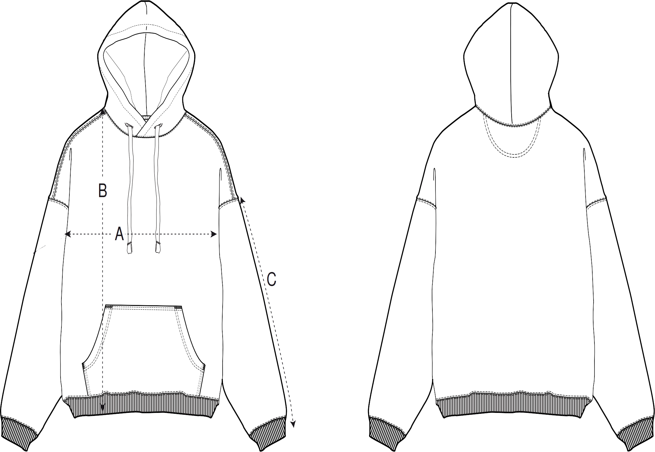 Guide des tailles t-shirt