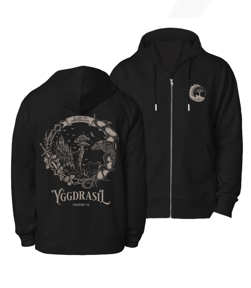 1000 dragons | Veste zippée (bénévoles)