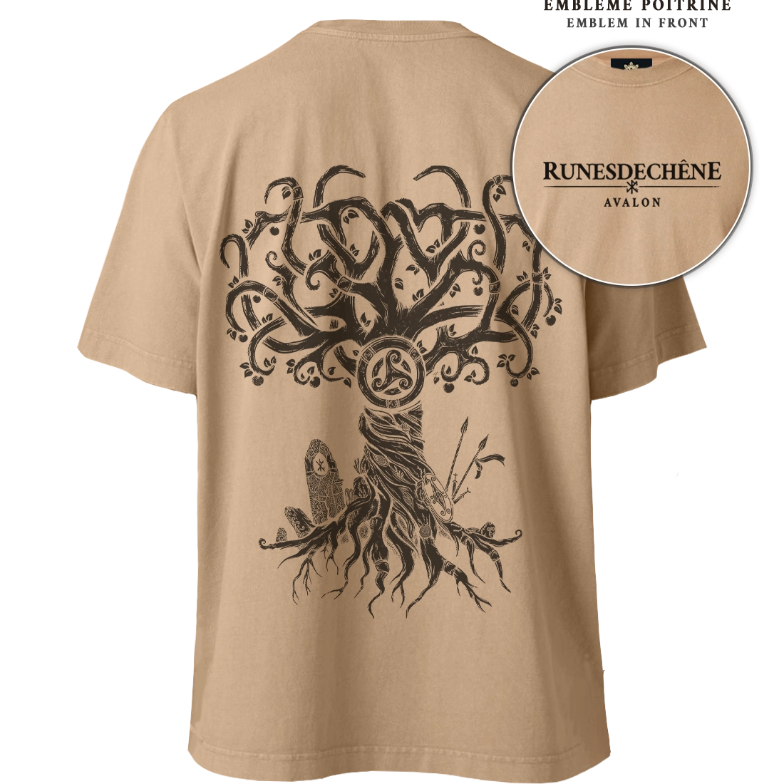 Avalon | T-shirt oversized Recto-Verso