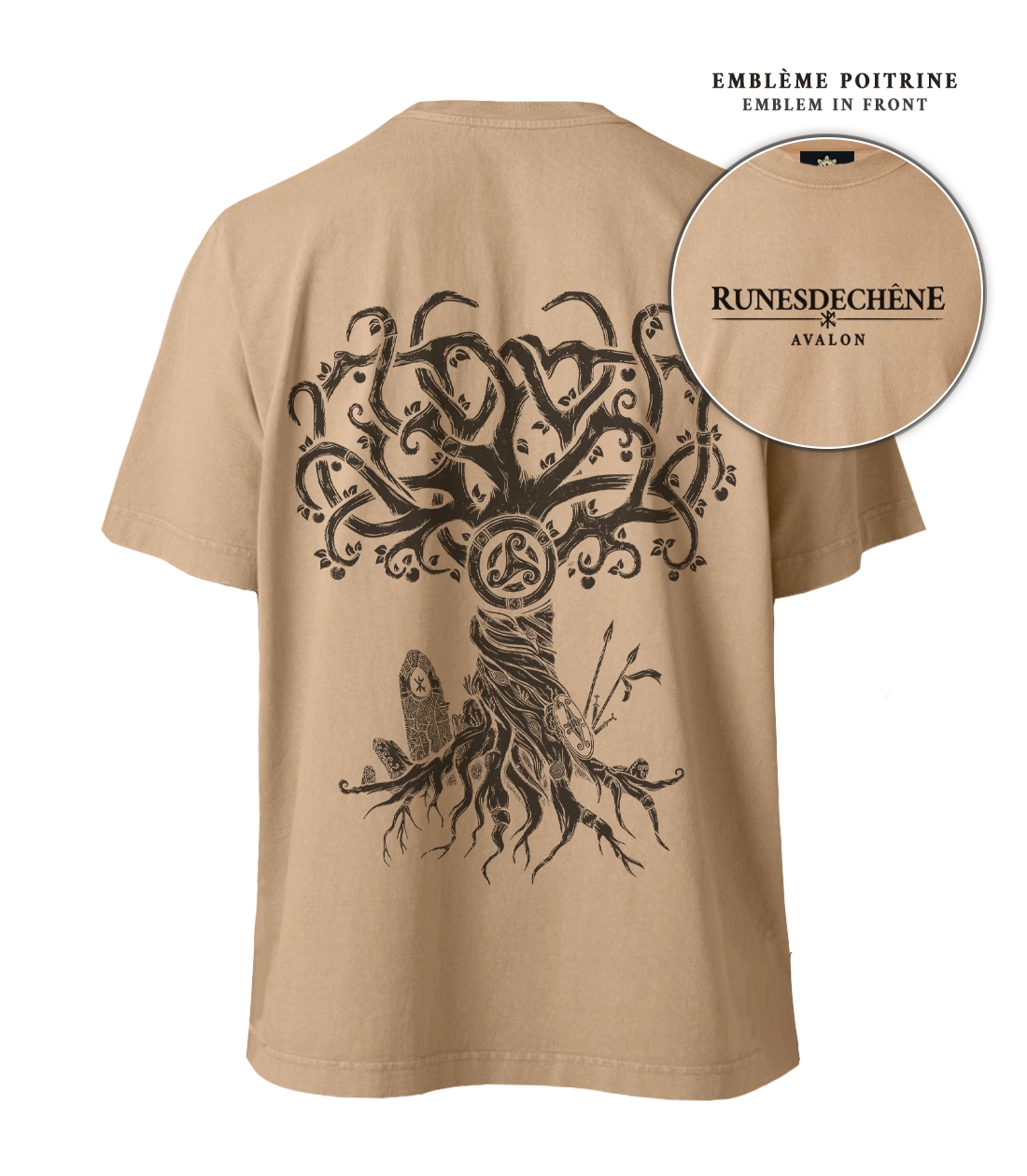 Avalon | T-shirt oversized Recto-Verso