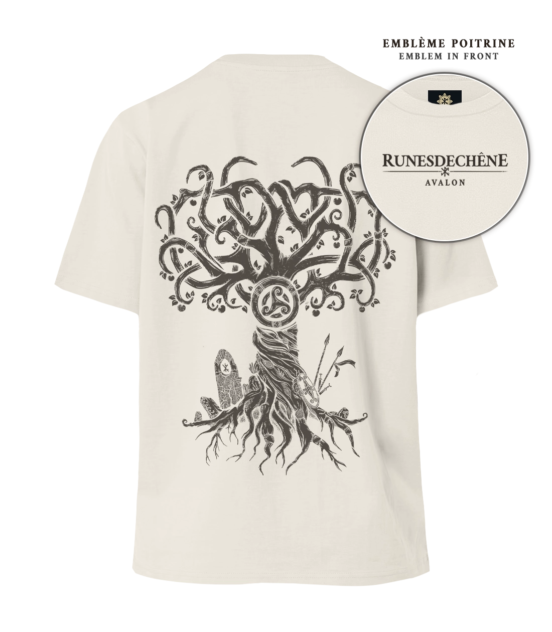 Avalon | T-shirt oversized Recto-Verso