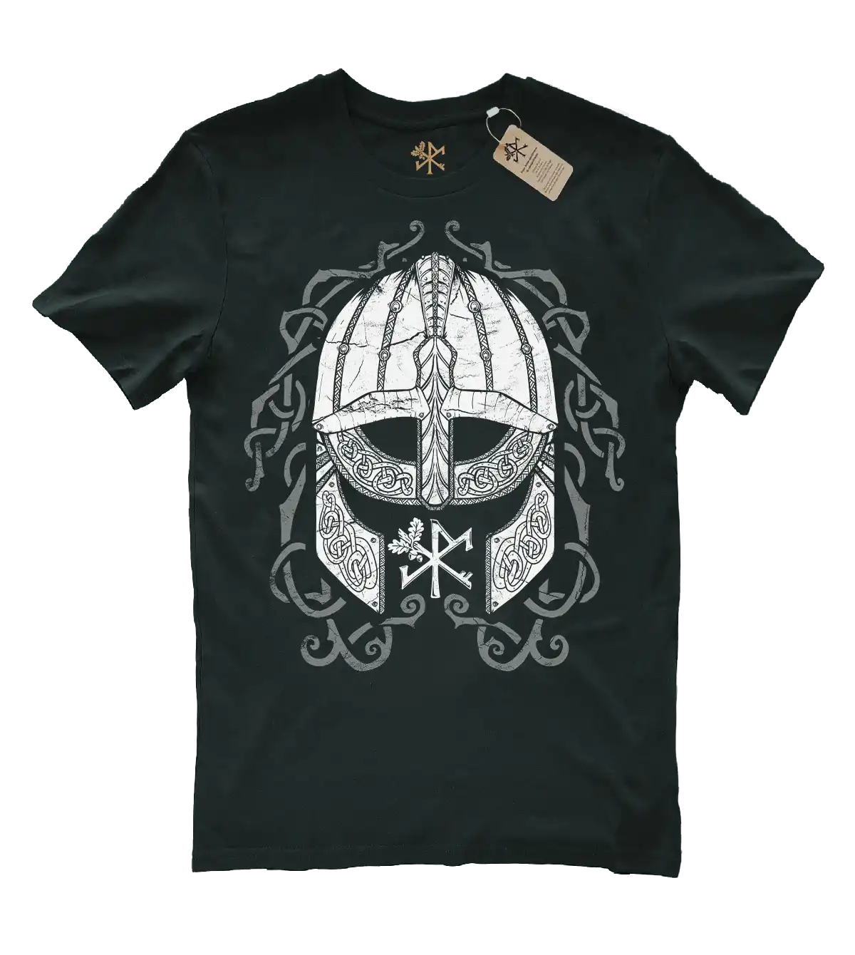 Hjalmar - t-shirt casque viking historique