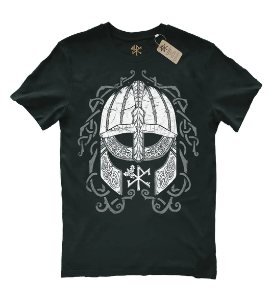 Hjalmar - t-shirt casque viking historique