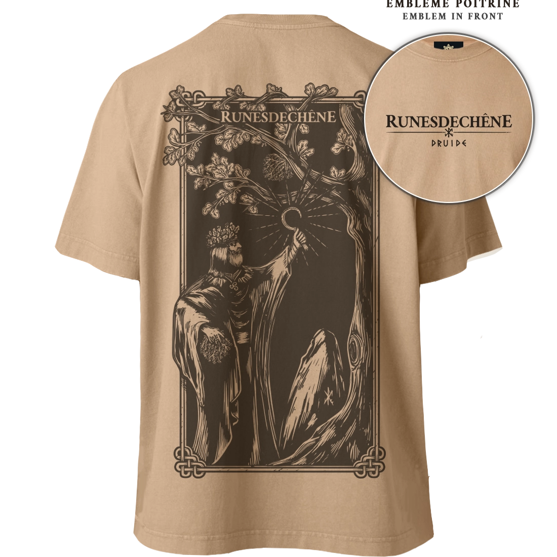 Druide | T-shirt oversized Recto-Verso