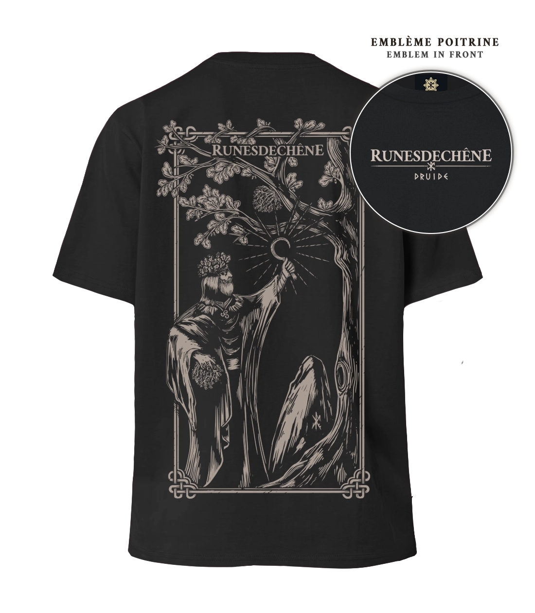 Druide | T-shirt oversized Recto-Verso