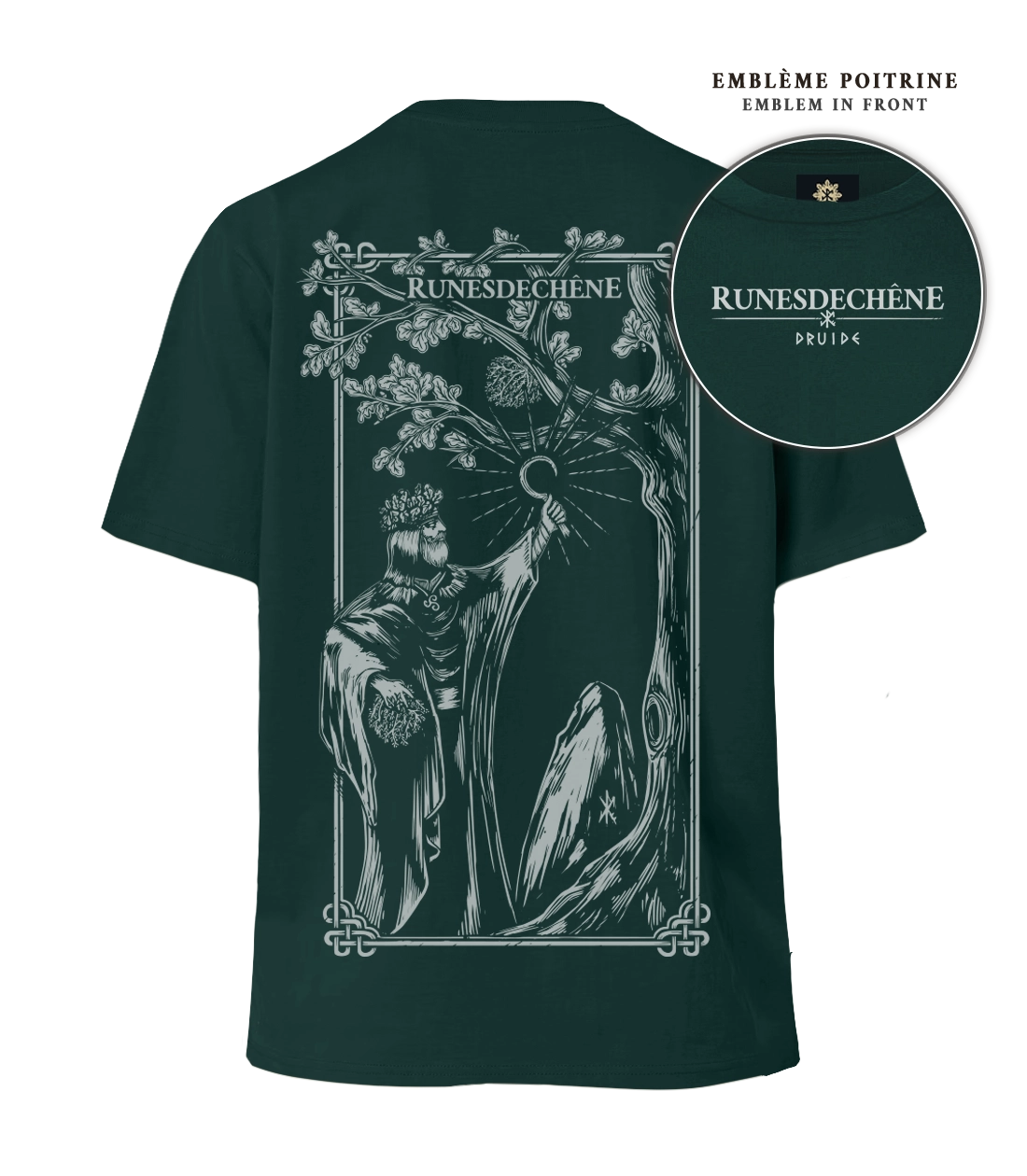 Druide | T-shirt oversized Recto-Verso