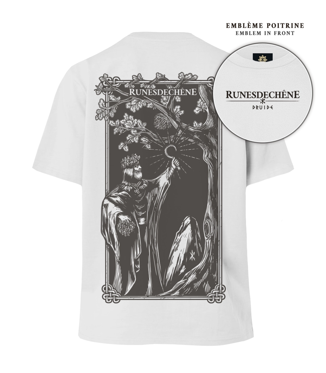 Druide | T-shirt oversized Recto-Verso