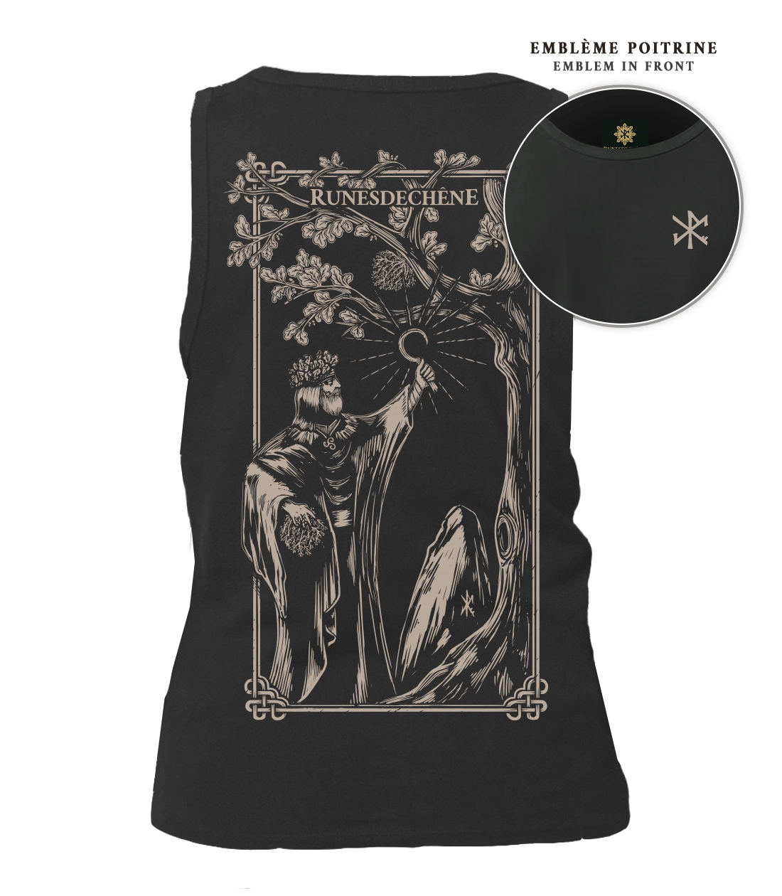 Druide | Débardeur femme Recto-Verso