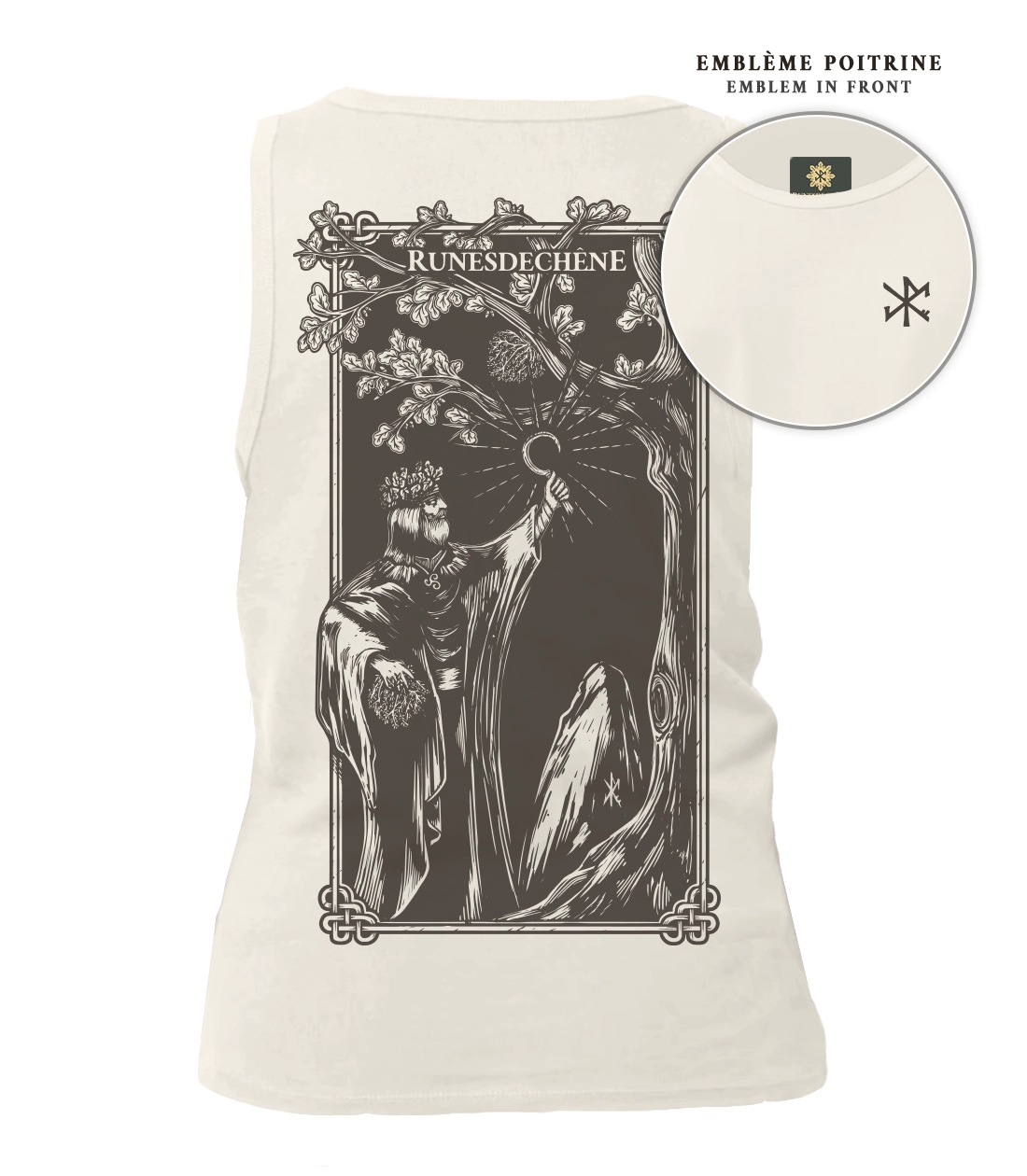 Druide | Débardeur femme Recto-Verso