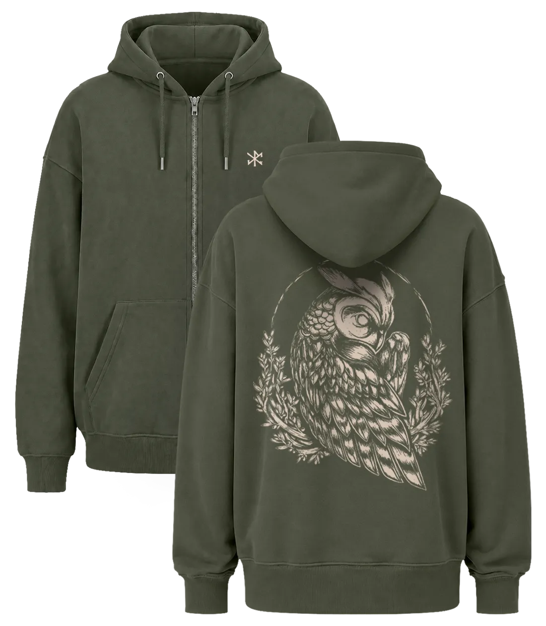 L'esprit du Hibou | Veste zippée