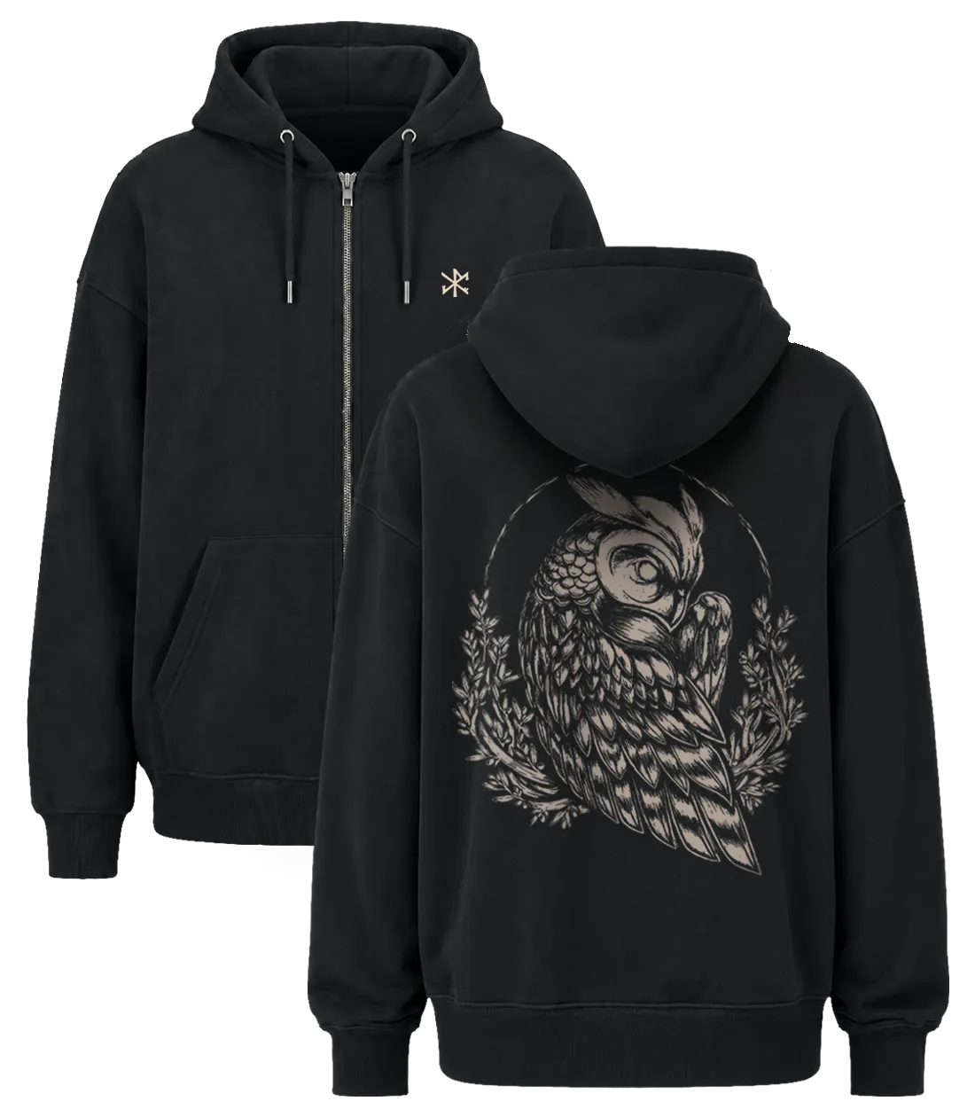 L'esprit du Hibou | Veste zippée