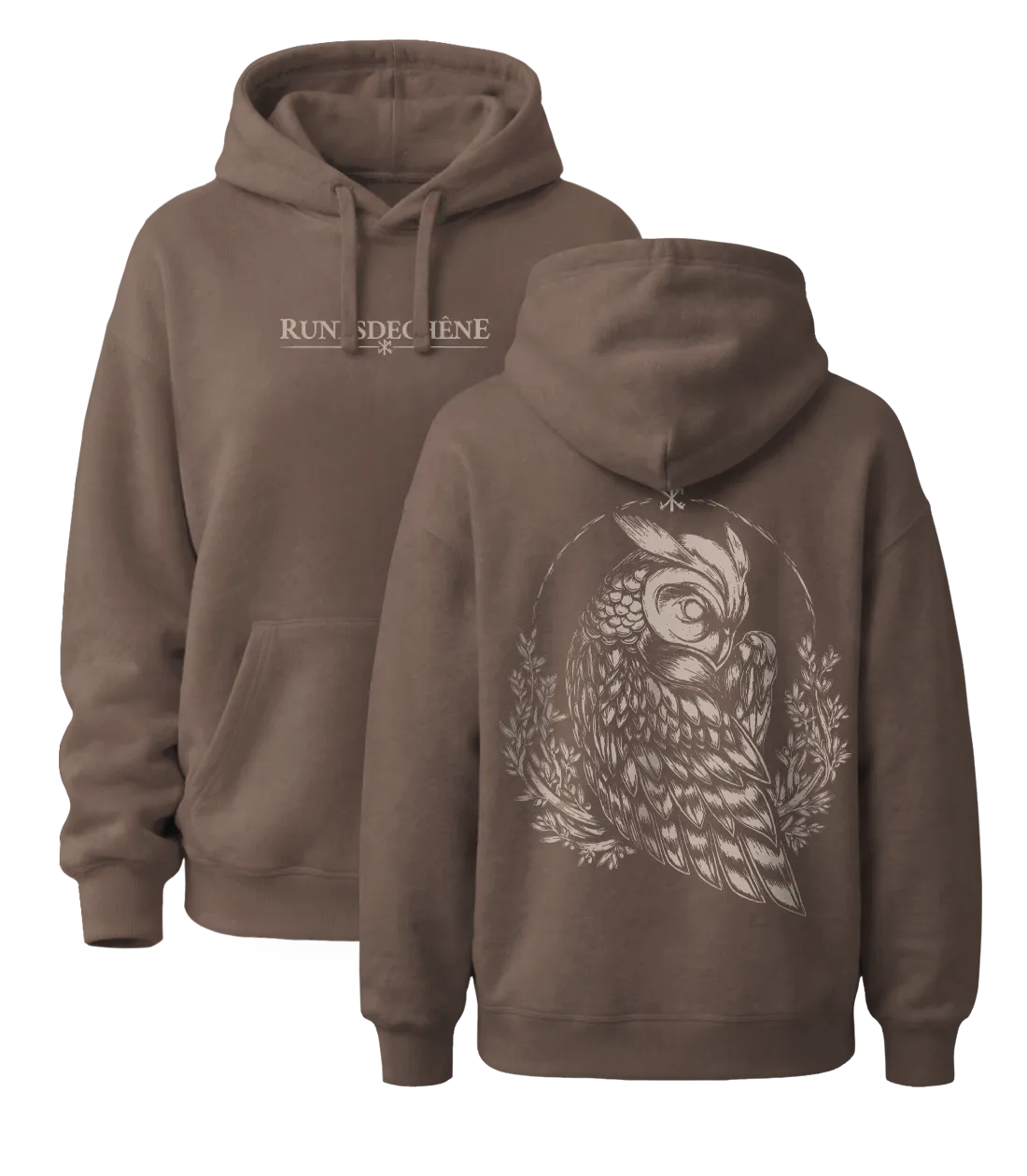 L'esprit du Hibou | Sweatshirt à capuche