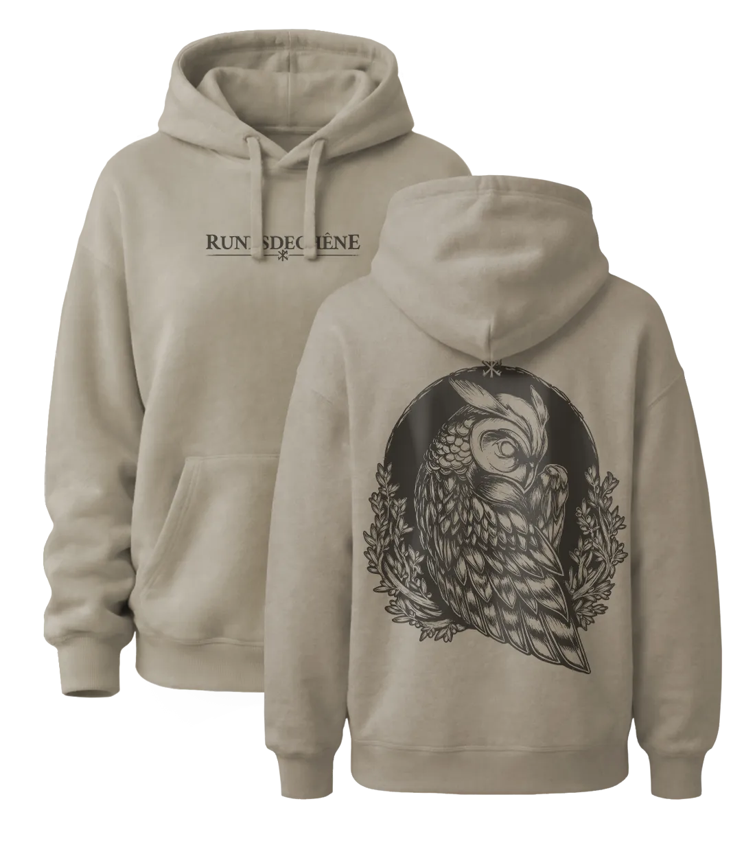 L'esprit du Hibou | Sweatshirt à capuche