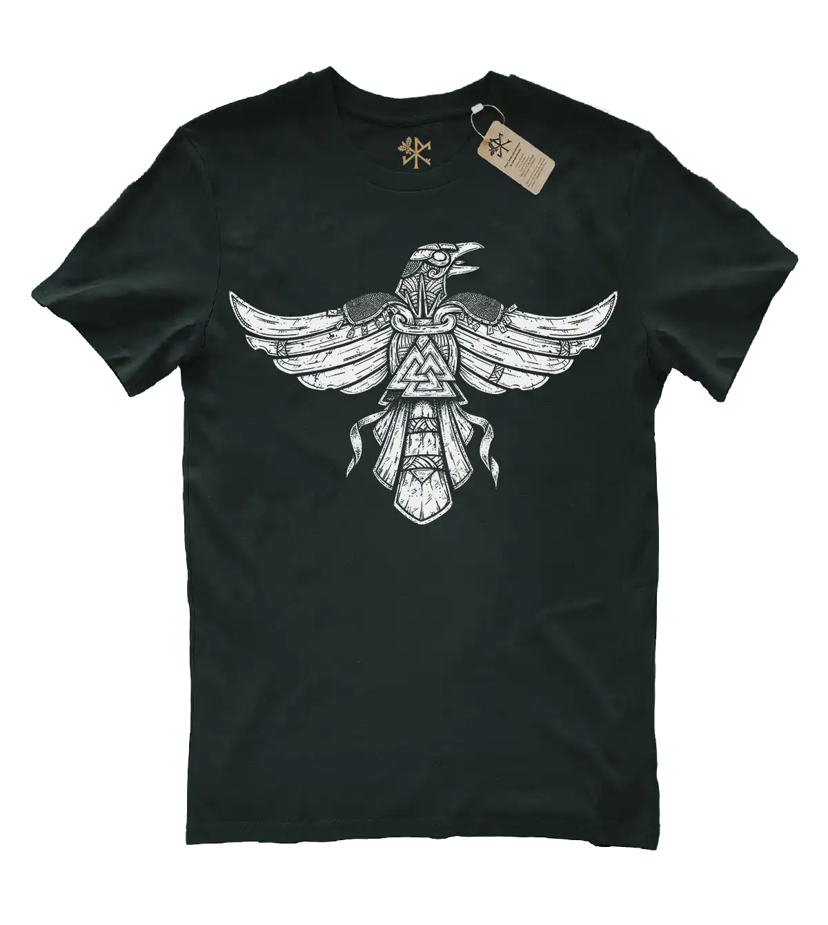 Huginn - t-shirt corbeau viking (fin de série)