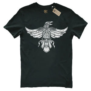 Huginn - t-shirt corbeau viking (fin de série)