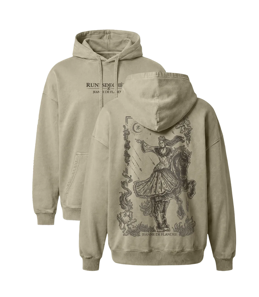 Jeanne de flandre | Sweatshirt Premium Oversized