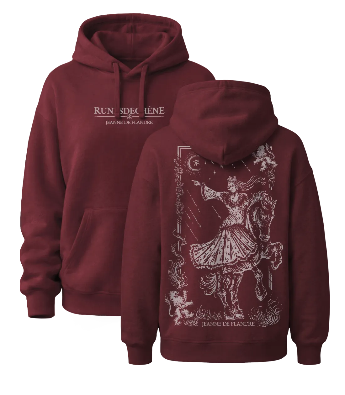 Jeanne de flandre | Sweatshirt à capuche