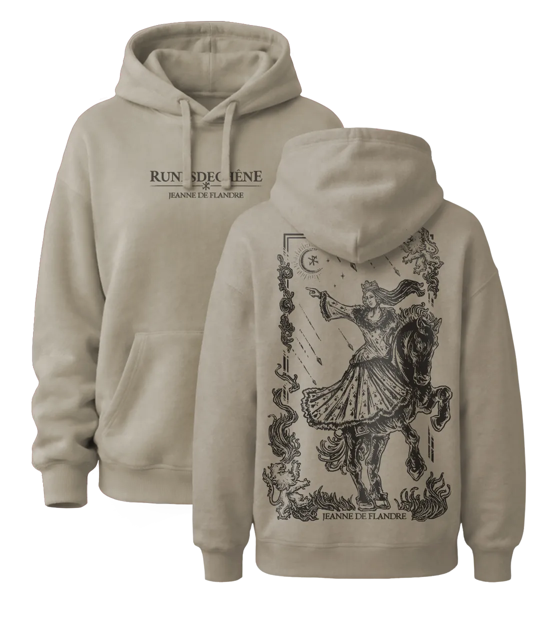 Jeanne de flandre | Sweatshirt à capuche