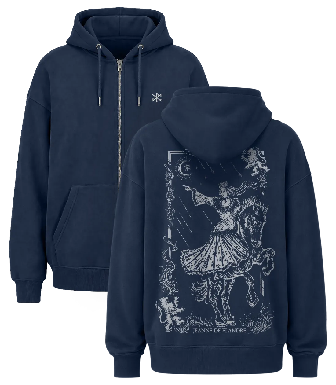 Jeanne de flandre | Veste zippée