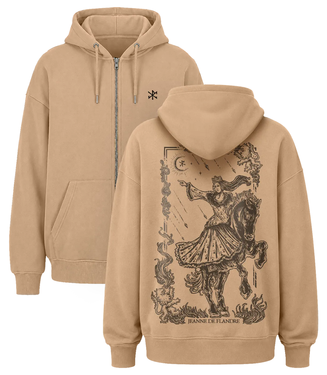 Jeanne de flandre | Veste zippée