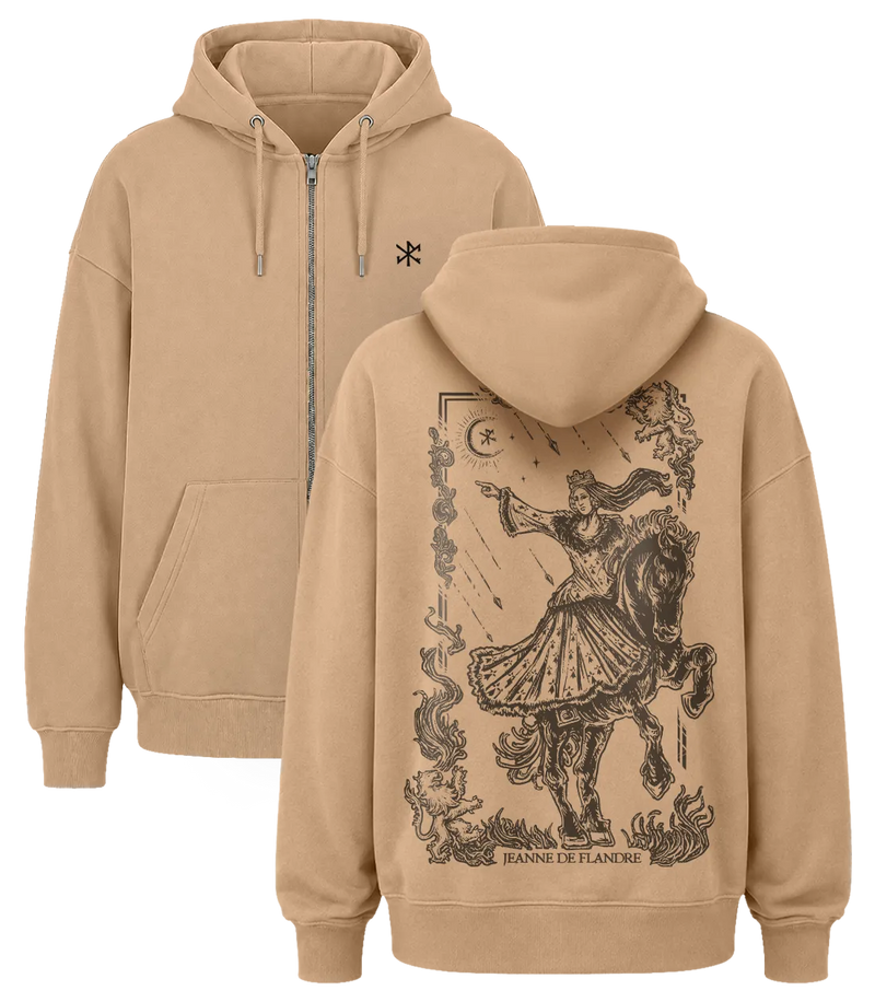 Jeanne de flandre | Veste zippée