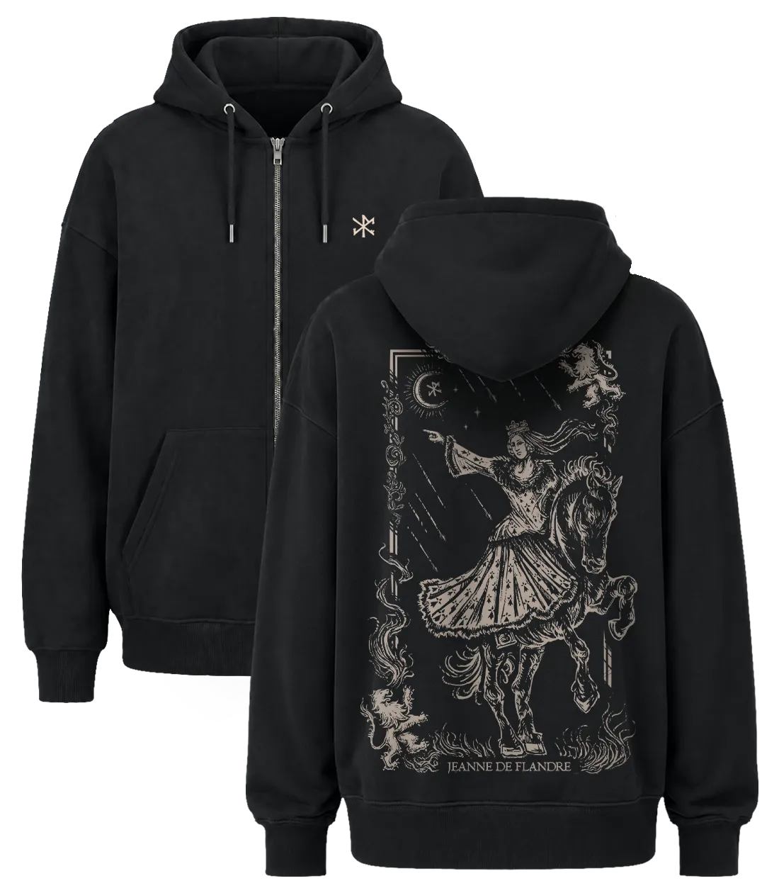 Jeanne de flandre | Veste zippée