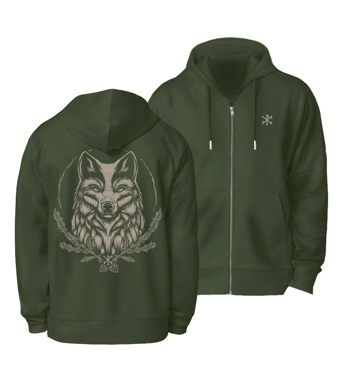 LOUP | VESTE À ZIP
