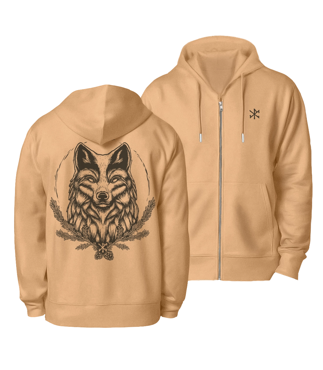 L'esprit du loup | Veste zippée