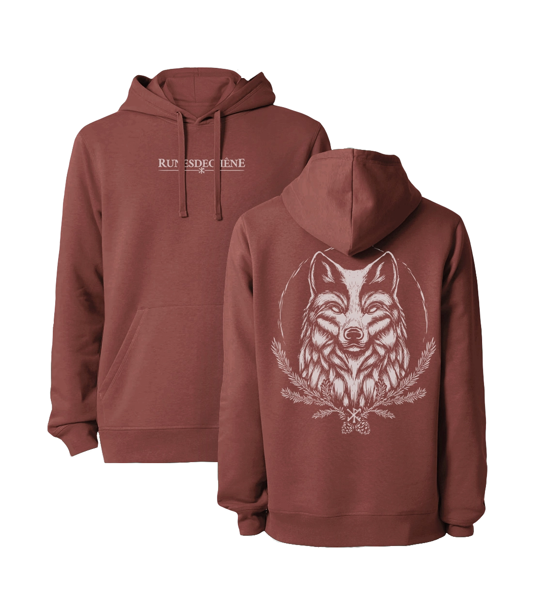 L'esprit du loup | Sweatshirt à capuche