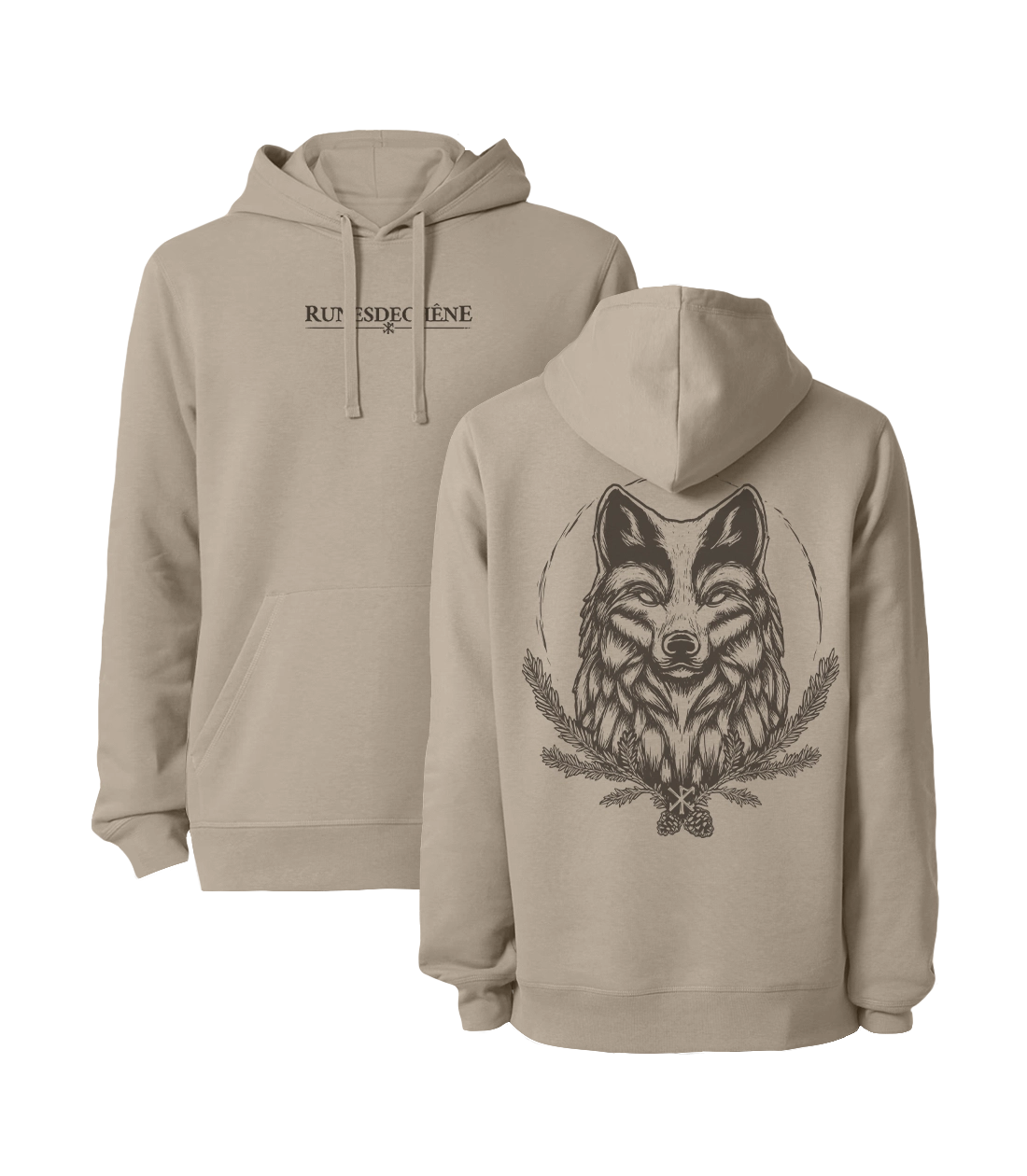 L'esprit du loup | Sweatshirt à capuche