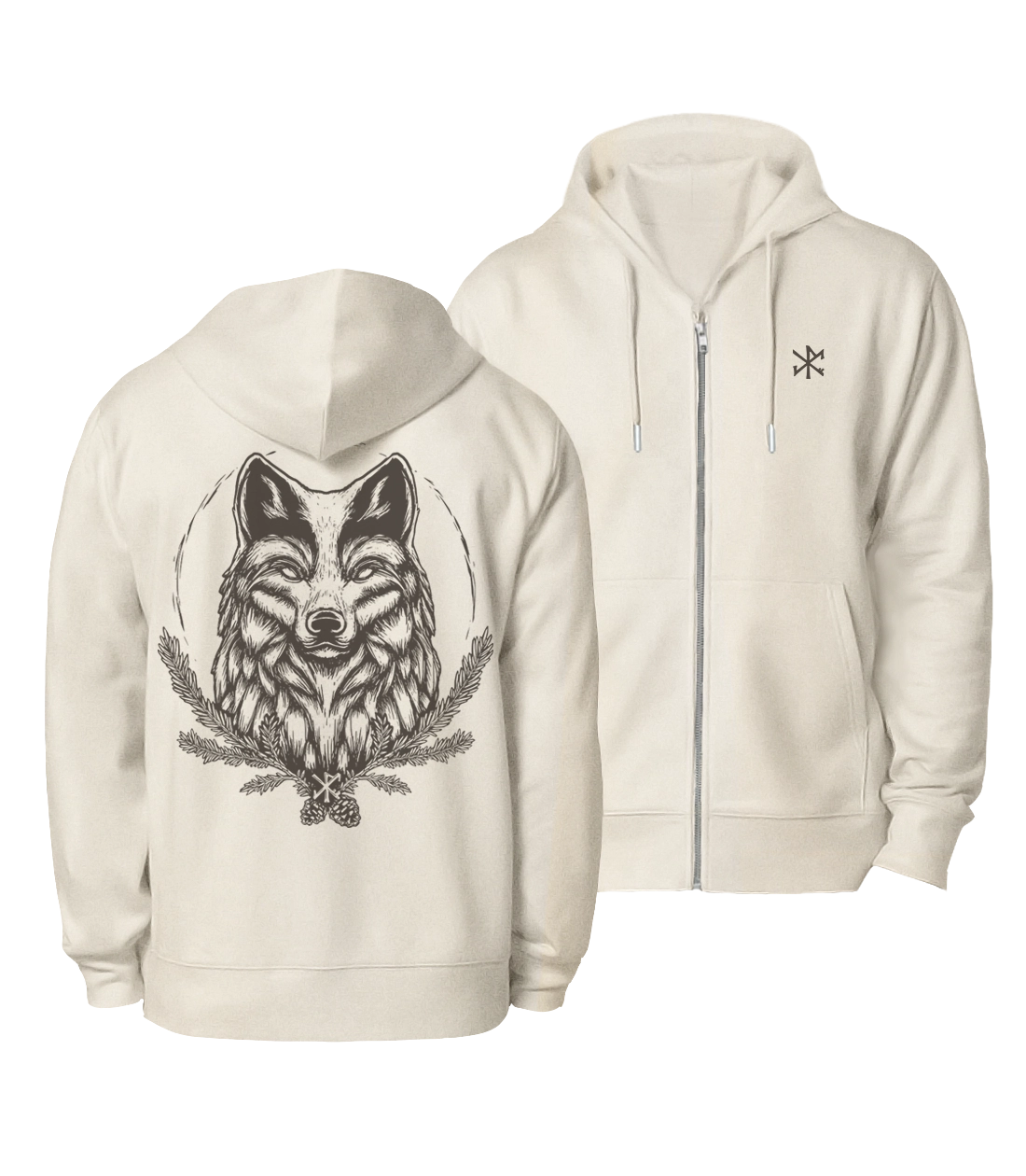 LOUP | VESTE À ZIP