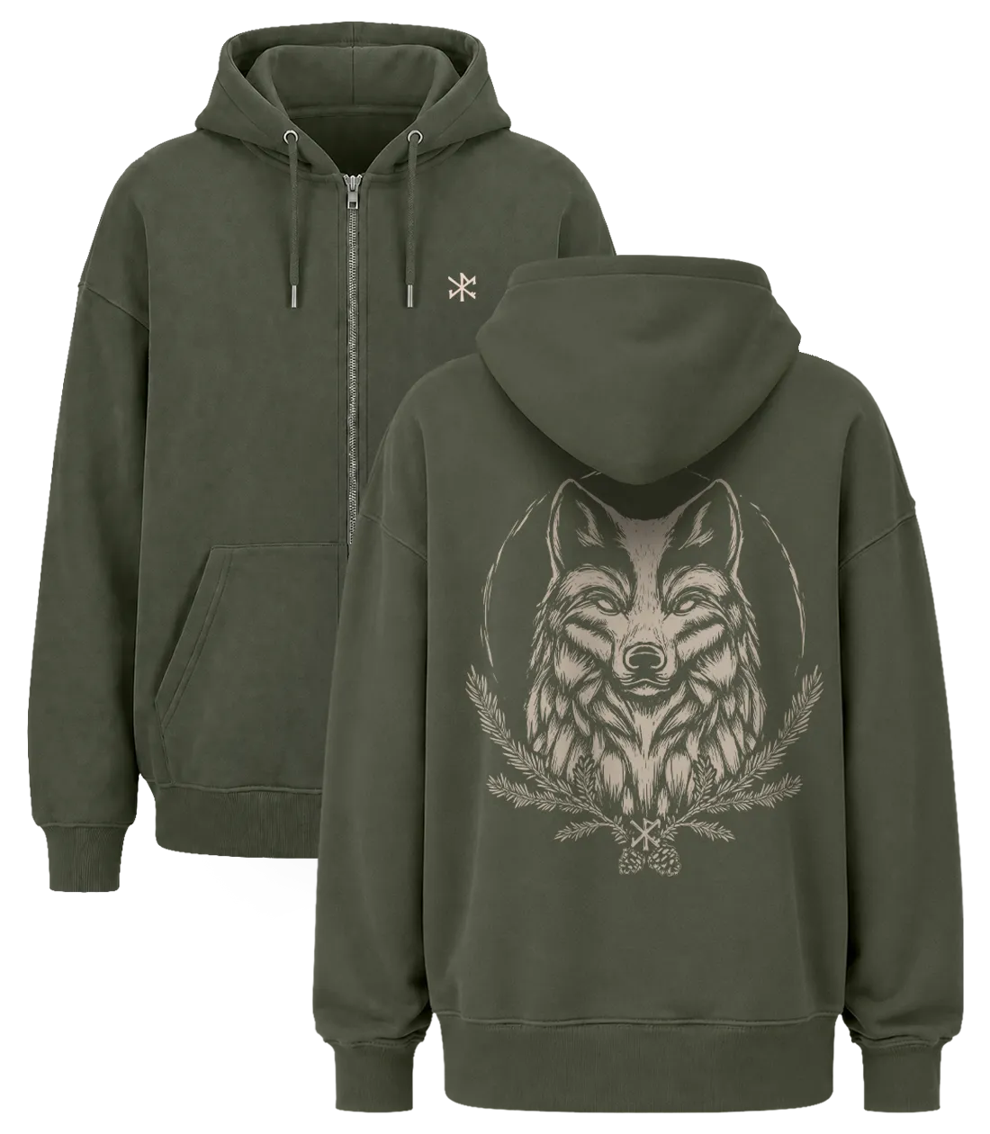 L'esprit du loup | Veste zippée
