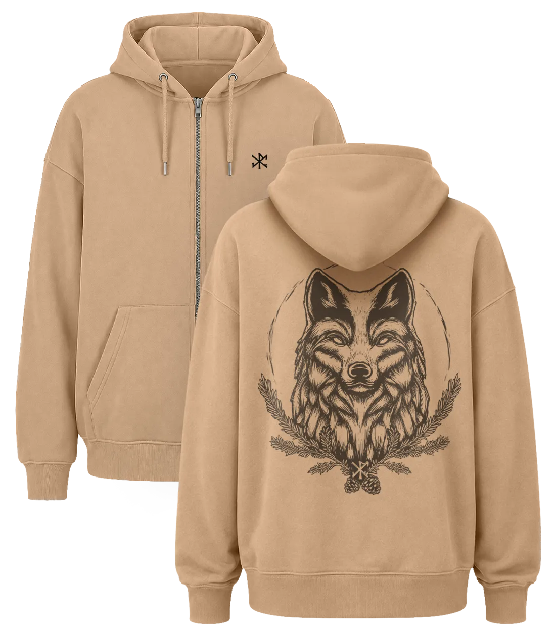 L'esprit du loup | Veste zippée