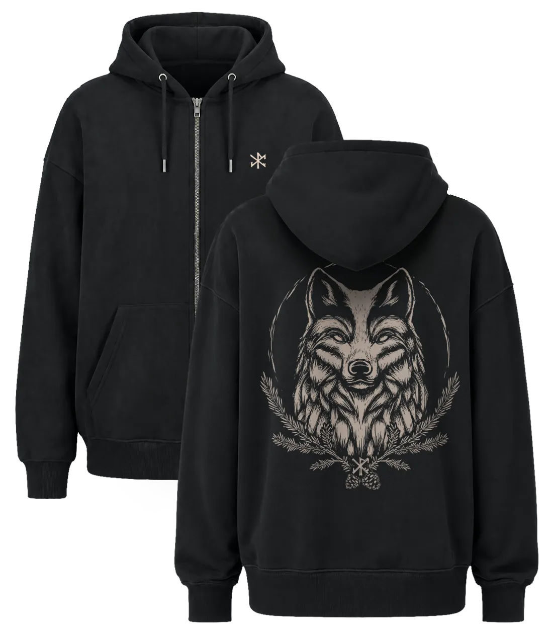 L'esprit du loup | Veste zippée