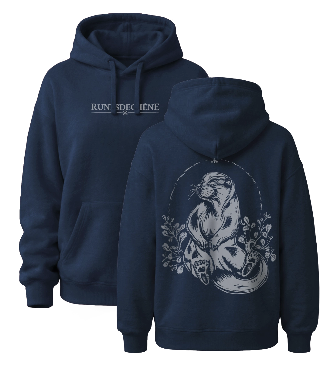 L'esprit de la loutre | Sweatshirt à capuche