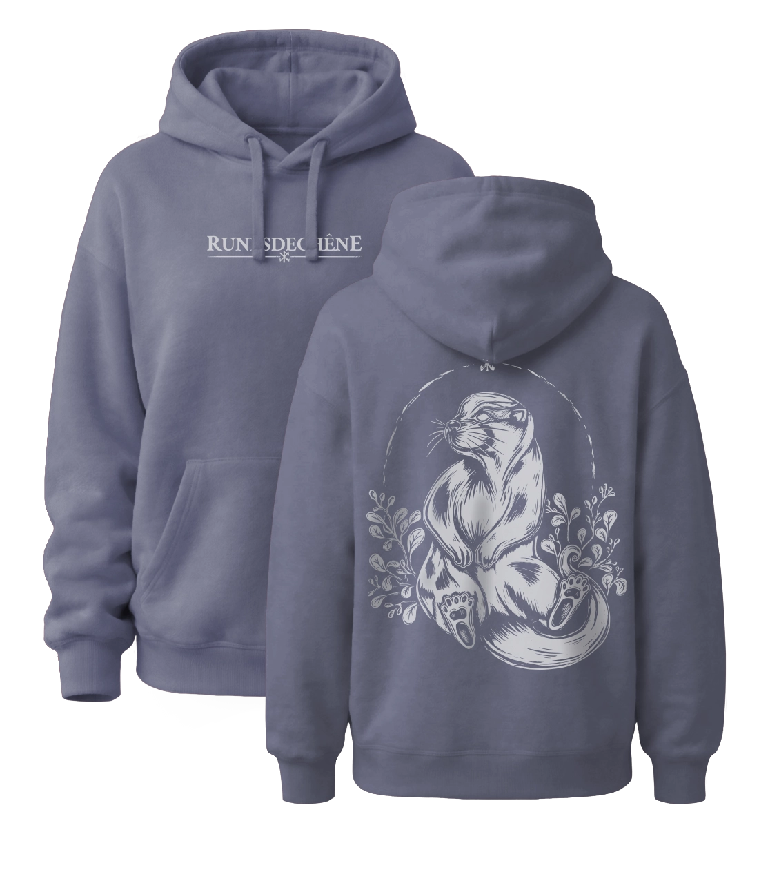L'esprit de la loutre | Sweatshirt à capuche