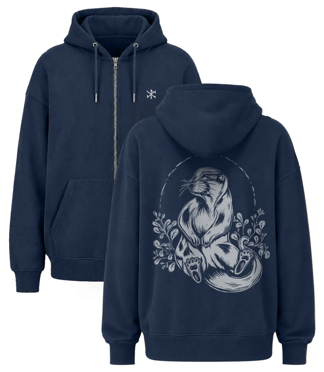 L'esprit de la loutre | Veste zippée