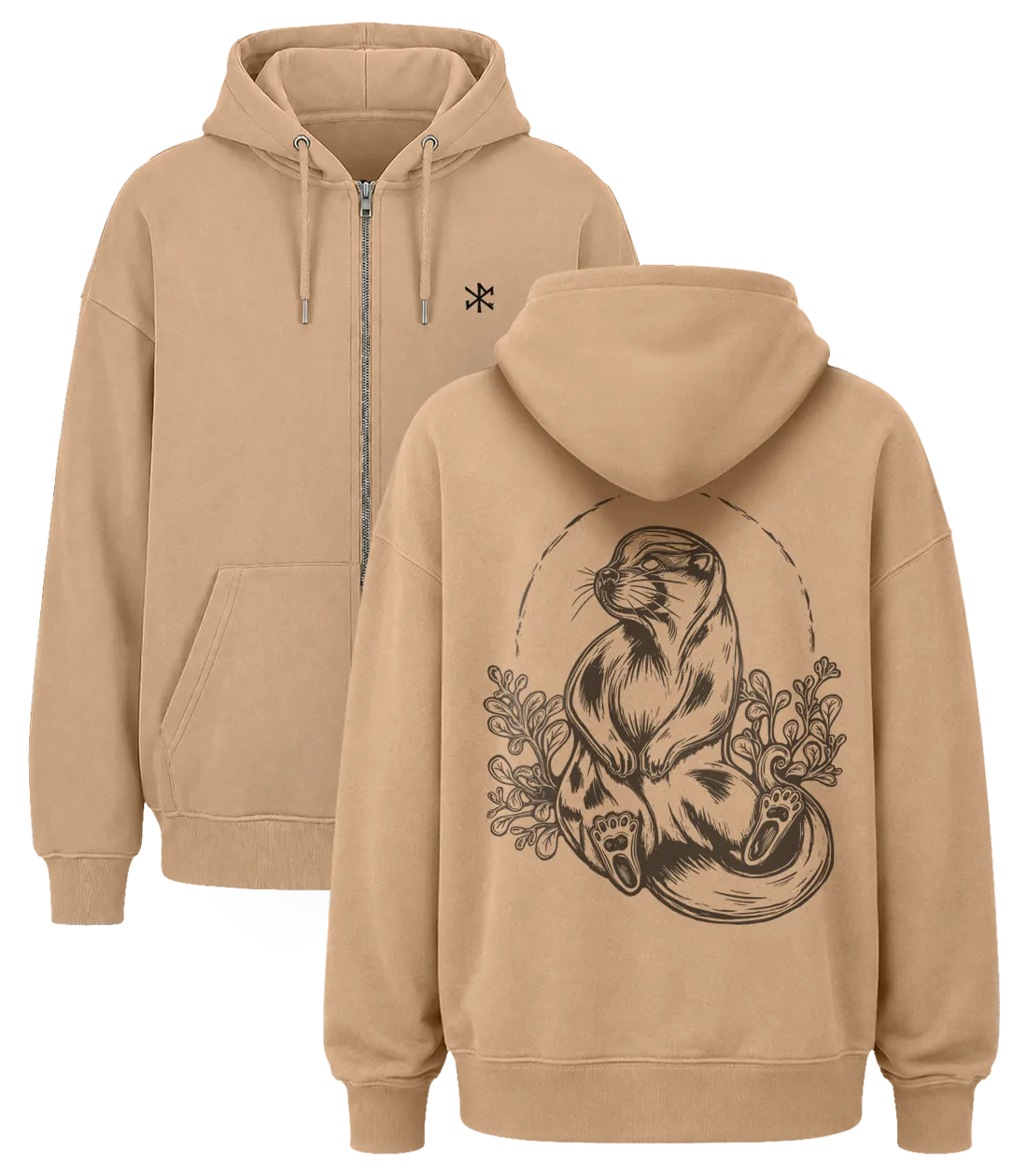 L'esprit de la loutre | Veste zippée