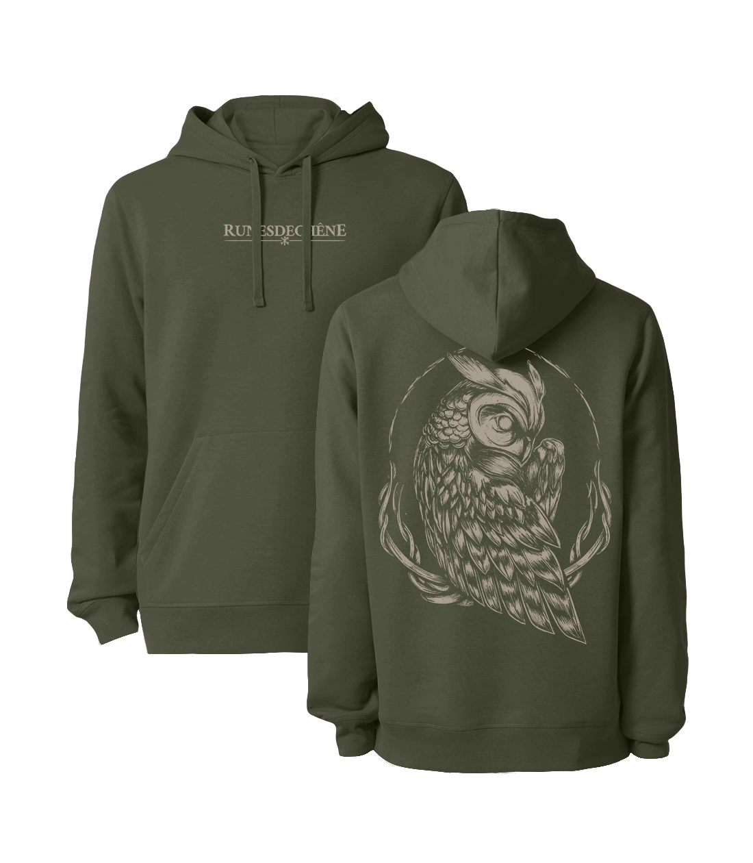 L'esprit du Hibou | Sweatshirt à capcuhe