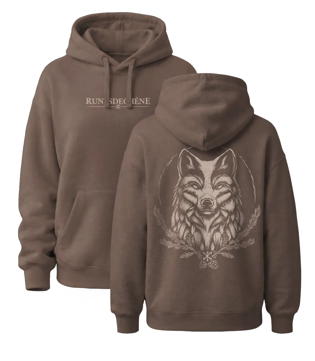 L'esprit du loup | Sweatshirt à capuche