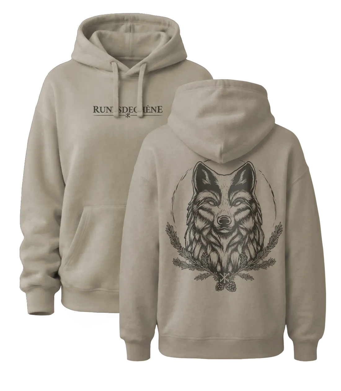 L'esprit du loup | Sweatshirt à capuche