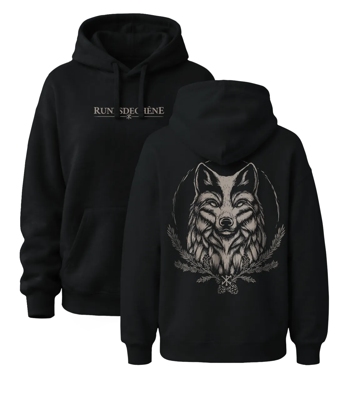 L'esprit du loup | Sweatshirt à capuche