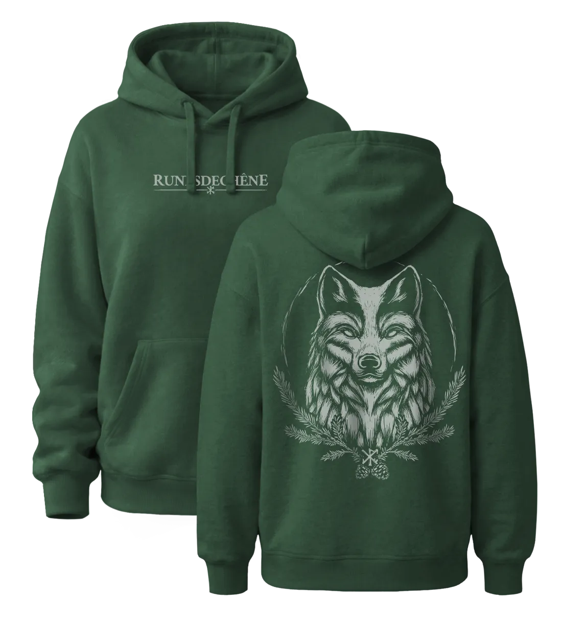 L'esprit du loup | Sweatshirt à capuche