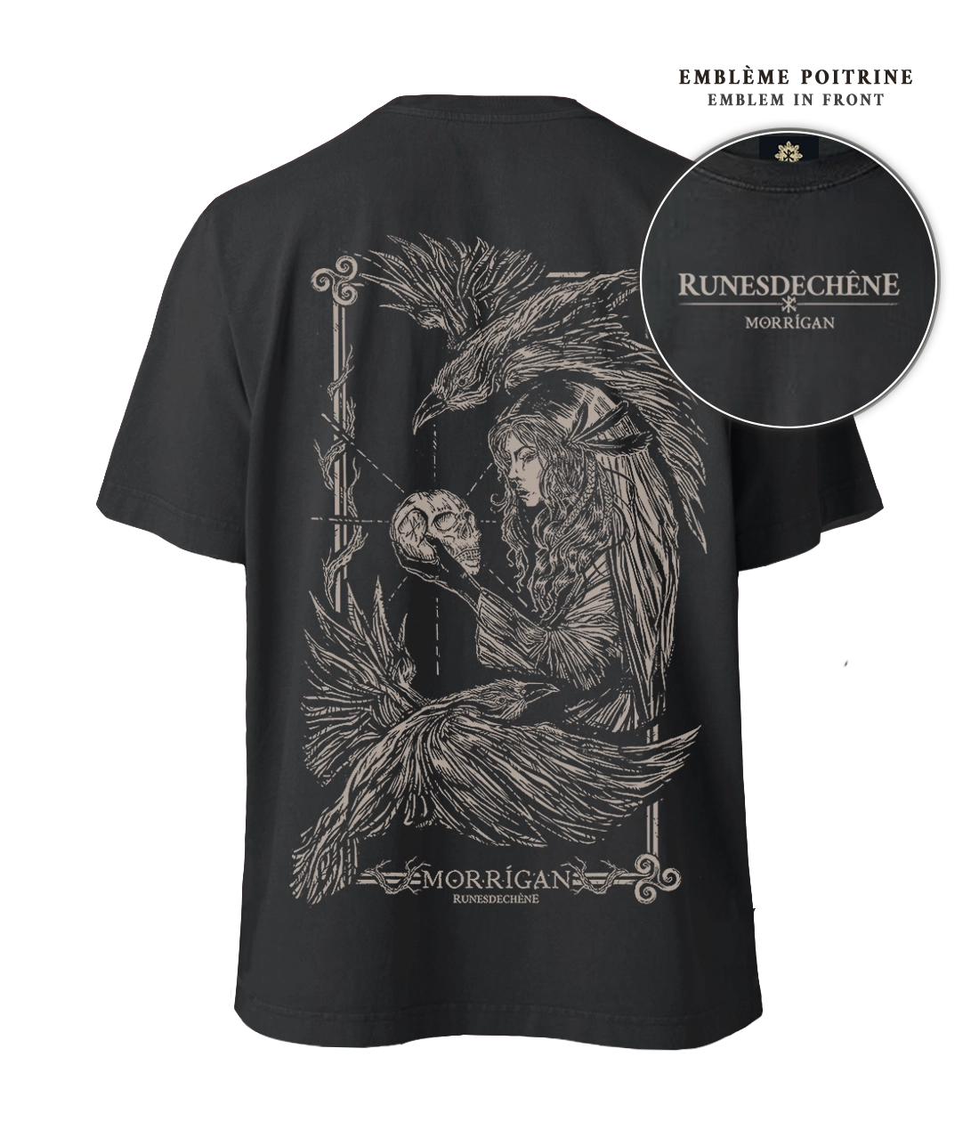 Morrigan | T-shirt oversized Recto-Verso