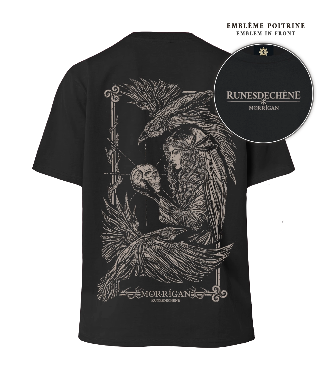 Morrigan | T-shirt oversized Recto-Verso